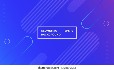 Minimal geometric background. Dynamic shapes composition. Eps10 vector.