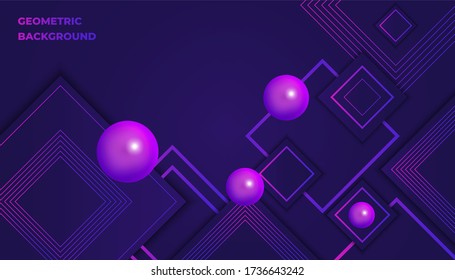 Minimal geometric background. Dynamic shapes composition. Eps10 vector.