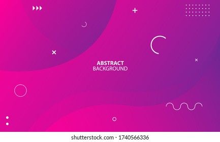 Fondo geométrico mínimo. Composición dinámica de formas. Vector Eps10
