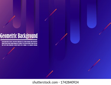 Minimal geometric background. Dynamic shapes composition. Eps10 vector.