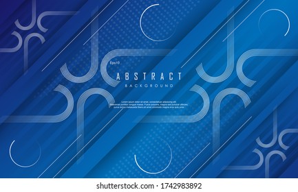 Minimal geometric background. Dynamic shapes composition. Eps10 vector.