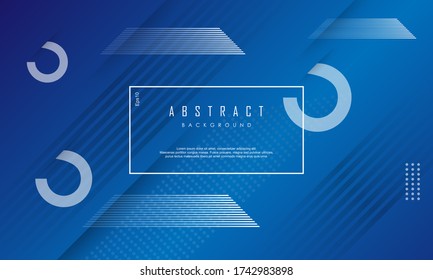 Fondo geométrico mínimo. Composición dinámica de formas. Vector Eps10.