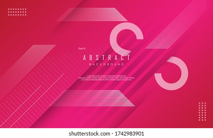 Fondo geométrico mínimo. Composición dinámica de formas. Vector Eps10.