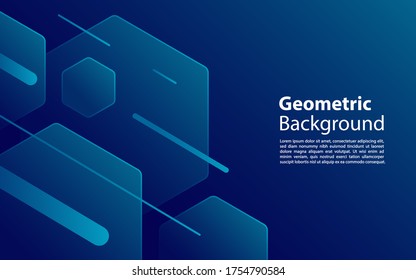 Minimaler geometrischer Hintergrund. Dynamische Formen-Zusammensetzung.