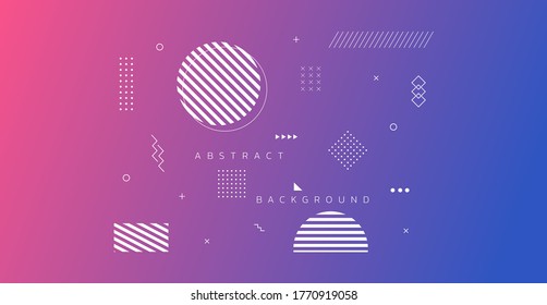 Minimaler geometrischer Hintergrund. Dynamische Formen-Zusammensetzung. EPS10-Vektor