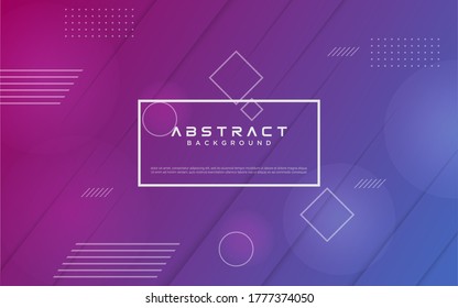Minimal geometric background. Dynamic shapes composition. 