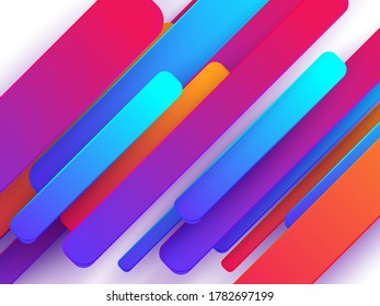 Minimal geometric background. Dynamic shapes motion composition. Eps10 vector. Creative geometric wallpaper. Trendy gradient shapes composition. Futuristic design.