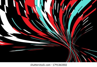 Minimal geometric background. Dynamic shapes composition.Social media concept.modern background Is becoming popular.