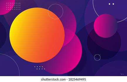 Minimal geometric background. Dynamic shapes composition. Eps10 vector