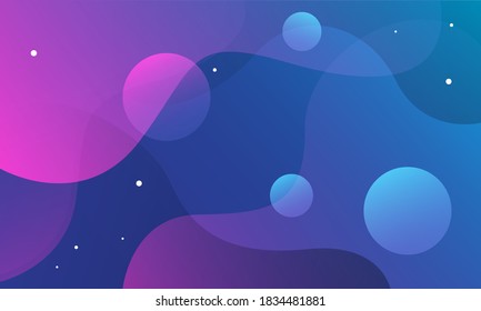 Fondo geométrico mínimo. Composición dinámica de formas. Vector Eps10