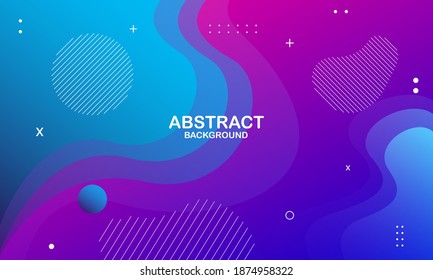Minimal geometric background. Dynamic shapes composition. Cool background design for posters. Eps10 vector