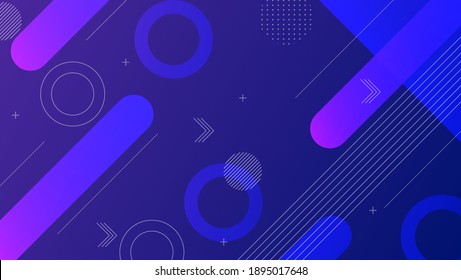Minimal geometric background. Dynamic shapes composition. Eps10 vector.