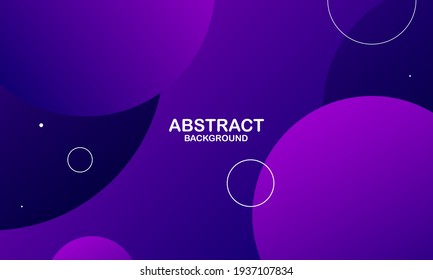 Minimal geometric background. Dynamic shapes composition. Vector illustration