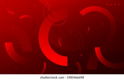 Minimal geometric background. Dynamic shapes composition. Eps10 vector