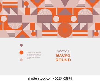 Minimal geometric background. Dynamic shapes composition. Memphis style texture for cover, fashion, banner, flier, and more