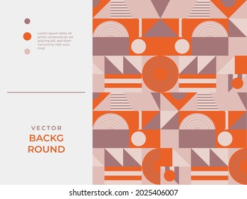 Minimal geometric background. Dynamic shapes composition. Memphis style texture for cover, fashion, banner, flier, and more