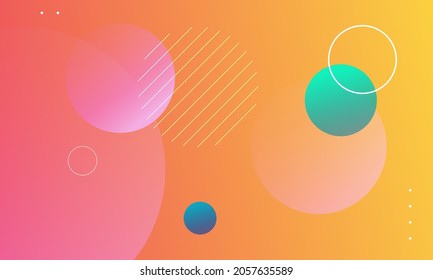 Minimal geometric background. Dynamic shapes composition. Eps10 vector