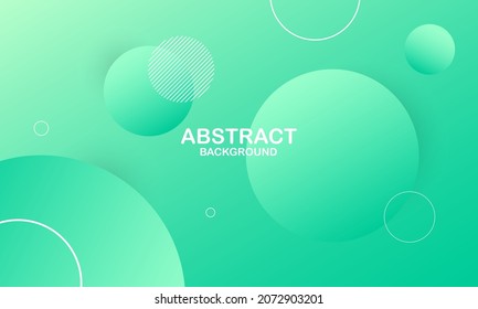 Minimal geometric background. Dynamic shapes composition. Vector illustration