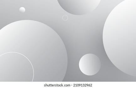 Minimal geometric background. Dynamic shapes composition. Vector illustration