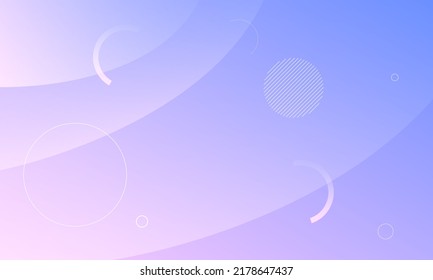 Minimal geometric background. Dynamic shapes composition. Vector illustration
