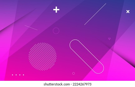 Minimal geometric background. Dynamic shapes composition. Eps10 vector