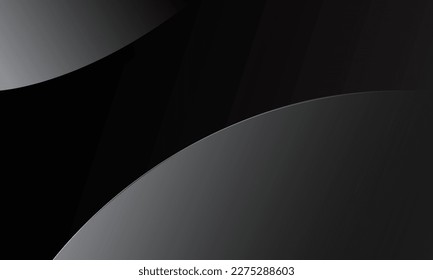 Minimal geometric background. Dynamic shapes composition. Vector illustration