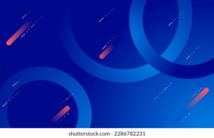 Minimal geometric background. Dynamic shapes composition.