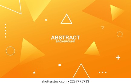 Minimal geometric background. Dynamic shapes composition. Vector illustration