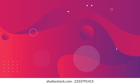 Minimal geometric background. Dynamic shapes composition. Cool background design for posters.