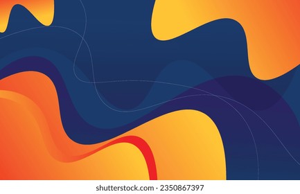 Minimal geometric background. Dynamic shapes composition. 