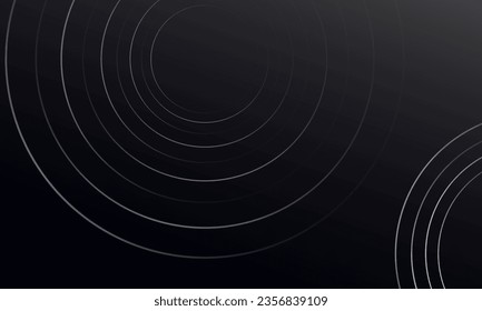 Minimal geometric background. Dynamic shapes composition. Vector illustration