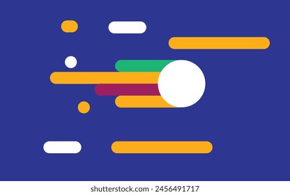 Minimal geometric background. Dynamic shapes composition. Eps10 vector.