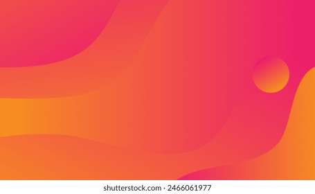 Minimal geometric background. Dynamic shapes composition. Modern and Creative Trend design in vector illustration
