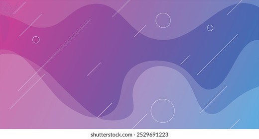 Minimal geometric background. Dynamic shapes composition