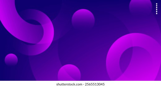 Minimal geometric background. Dynamic shapes composition. Vector illustration