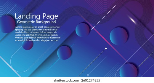 Minimal geometric background. Dynamic shapes composition. Eps10 vector.
