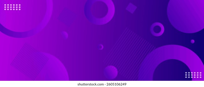 Minimal geometric background. Dynamic shapes composition. Vector illustration