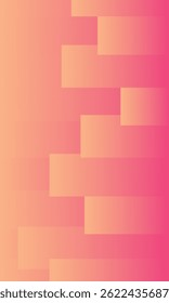 Fondo geométrico mínimo. Composición de Formas dinámicas. Formas de rayas degradadas de amarillo a rosa. Vector Eps10.