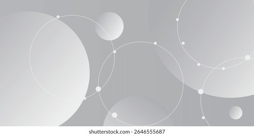 Minimal geometric background. Dynamic shapes composition. Vector illustration
