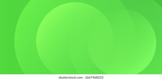 fundo verde adornado com vários círculos, criando um efeito visual abstrato e colorido. Ele mostra uma composição dinâmica de formas que incorporam a essência do design gráfico moderno. EPS10 