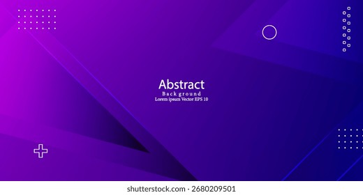 Minimal geometric background. Dynamic shapes composition. Vector illustration