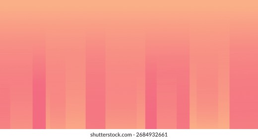 Fundo geométrico mínimo. Composição de formas dinâmicas. As formas de faixa são gradativas de amarelo a rosa. Vetor Eps10.