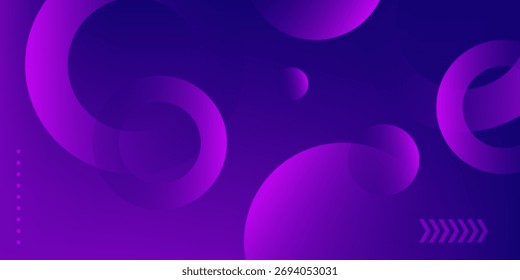 Minimal geometric background. Dynamic shapes composition. Vector illustration