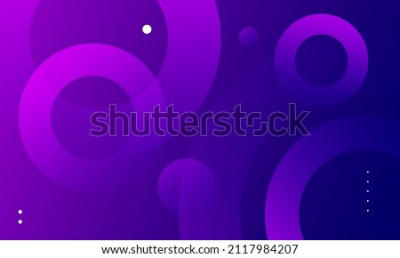 Minimal geometric background. Dynamic shapes composition. Vector illustration Foto stock © 