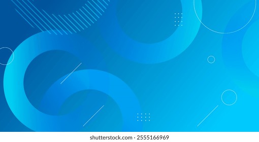 Minimal geometric background featuring blue elements with a fluid gradient. A modern and cool background design, perfect for posters, banners, presentations, and digital projects.