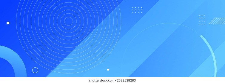 Minimal geometric background featuring blue elements with a fluid gradient. A modern and cool background design, perfect for posters, banners, presentations, and digital projects.