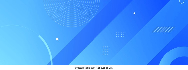 Minimal geometric background featuring blue elements with a fluid gradient. A modern and cool background design, perfect for posters, banners, presentations, and digital projects.