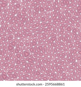 Minimal geometric background featuring small triangles. Multiple repeated inner triangles create a one-tone colored style. Repeatable pattern. Stylish vector tiles. Seamless vector illustration.