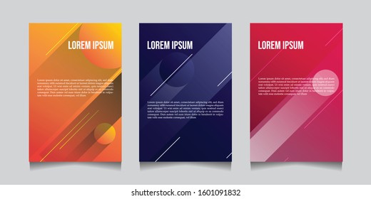 Minimal geometric background for Flyer, Brochure, Leaflet, Poster or Catalog