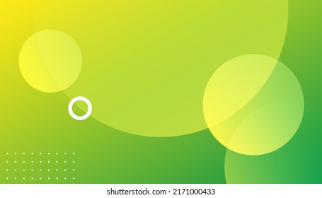 Fondo geométrico mínimo. Círculo degradado de fondo. Fondo geométrico mínimo verde. 
Fondo abstracto moderno con formas y líneas geométricas. Vector Eps10